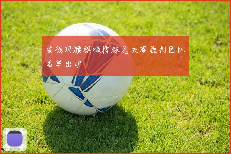 安德玛腰旗橄榄球总决赛裁判团队名单出炉